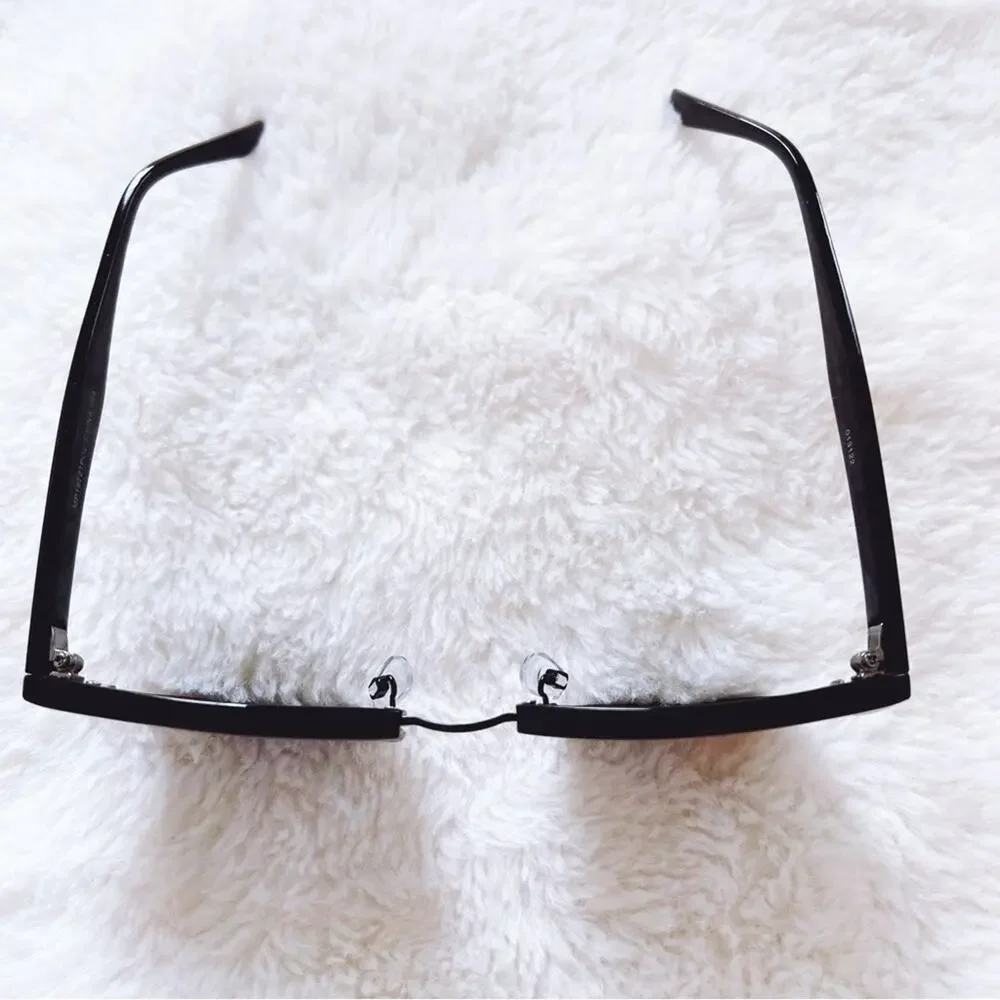 Theo Black Sleek Modern Sunglasses